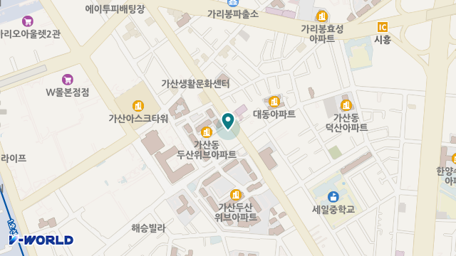 더 가산 복지센터 위치 지도