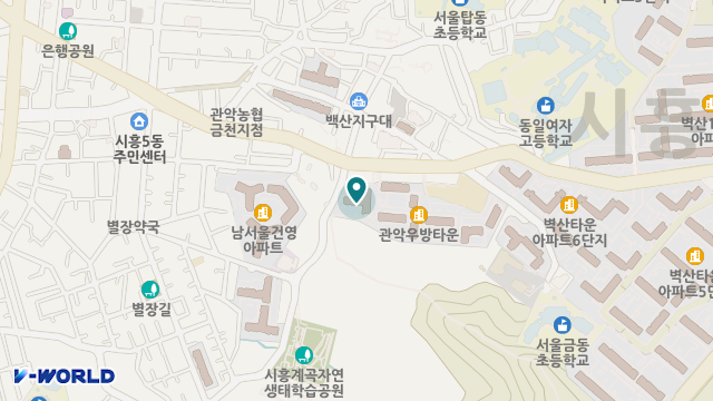 MG금천남부 데이케어센터 위치 지도