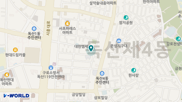 행복재가방문요양센터 위치 지도