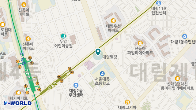 대한재가복지센터 위치 지도