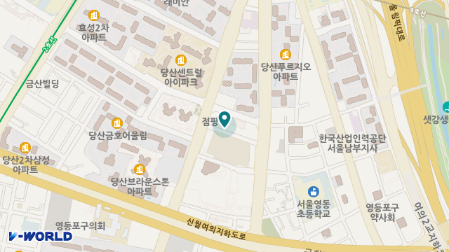 에이원데이케어 당산센터 위치 지도