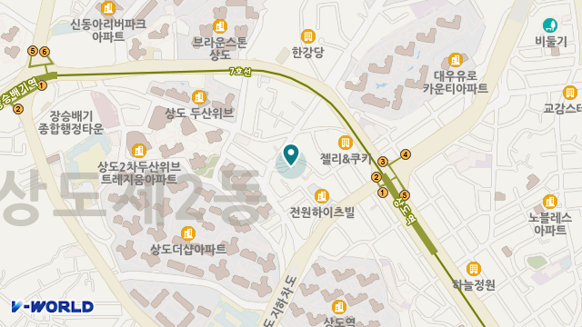 한국시니어협회노인복지센터 위치 지도