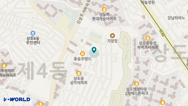 (사)굿하트전문사례관리동작재가센터 위치 지도