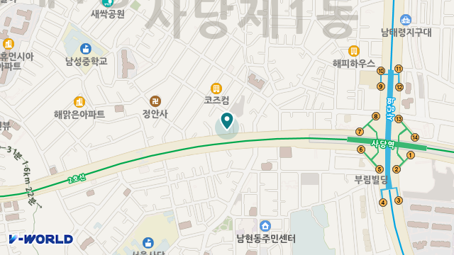우리노인복지센터 위치 지도