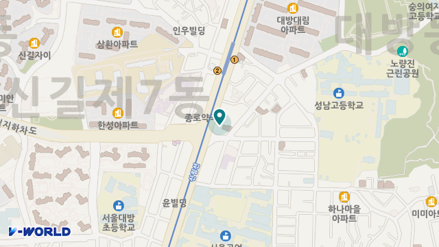 엔젤홈케어 동작 위치 지도