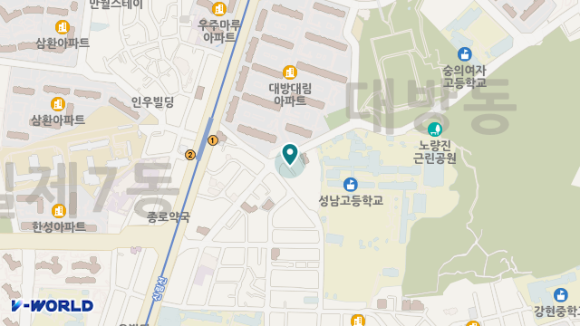 다모아재가복지센터 위치 지도