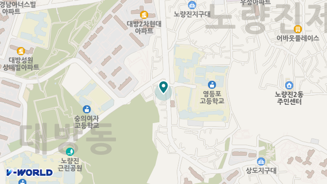 대방재가복지센터 위치 지도