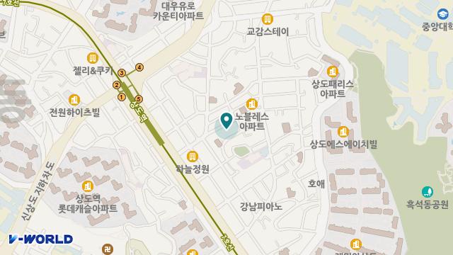 도움재가노인복지센터 위치 지도
