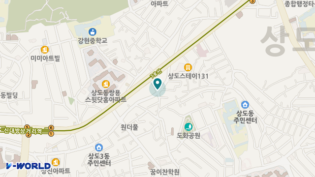동작조아 재가노인복지센터 위치 지도