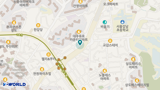 (A)비지팅엔젤스 동작상도방문요양지점 위치 지도