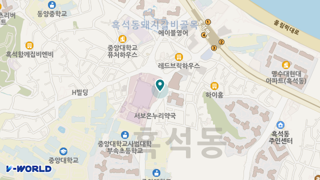 한주노인복지센터 위치 지도