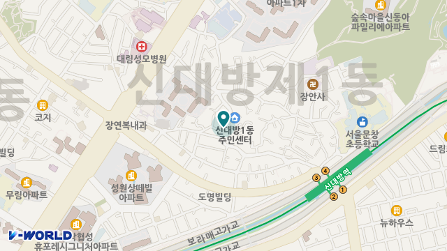 사랑손길재가노인복지센터 위치 지도