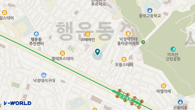 행운동성당데이케어센터 위치 지도