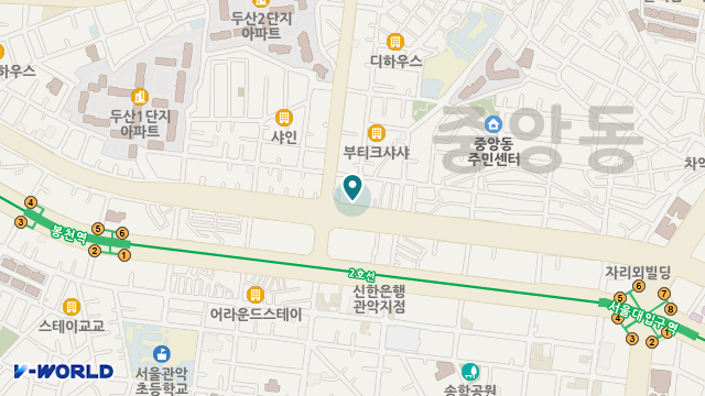 관악중앙데이케어센터 위치 지도