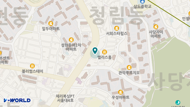 한마음노인주야간보호센터 위치 지도