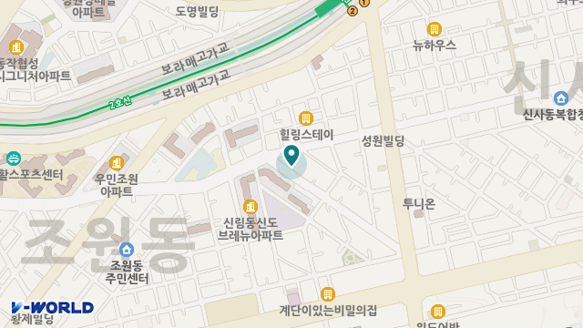 관악진성재가복지센터 위치 지도