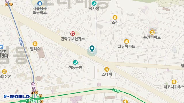 케어링 방문요양센터 서울 관악점 위치 지도
