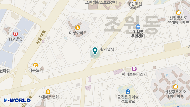 대한재가요양센터 위치 지도