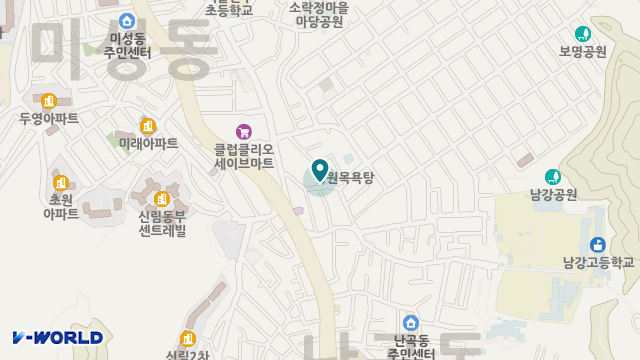 나눔'재가노인복지센터 위치 지도