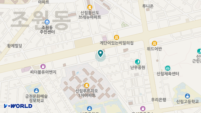 관악방문요양복지센터 위치 지도