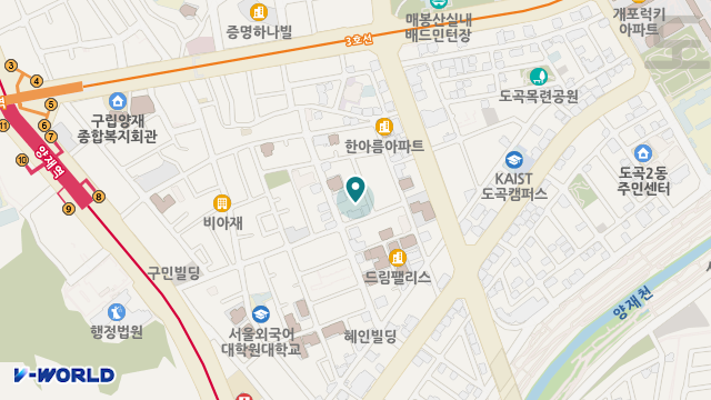 서초노인주간보호센터 위치 지도