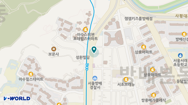 서초한결데이케어센터 위치 지도