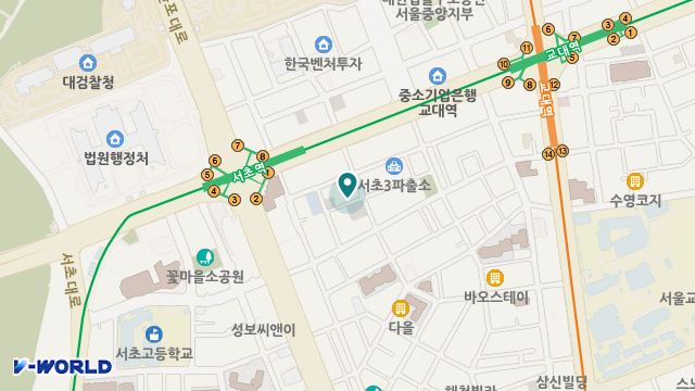 서브온 재가복지센터 위치 지도