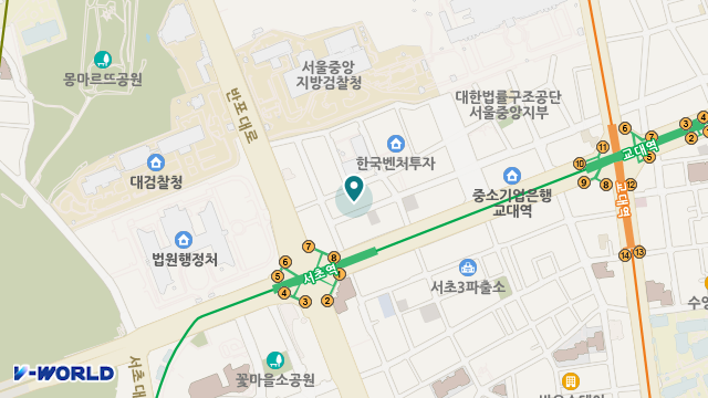 케어매치+재가노인복지센터 위치 지도