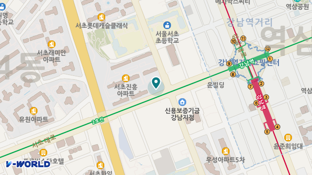 서초누리재가복지센터 위치 지도