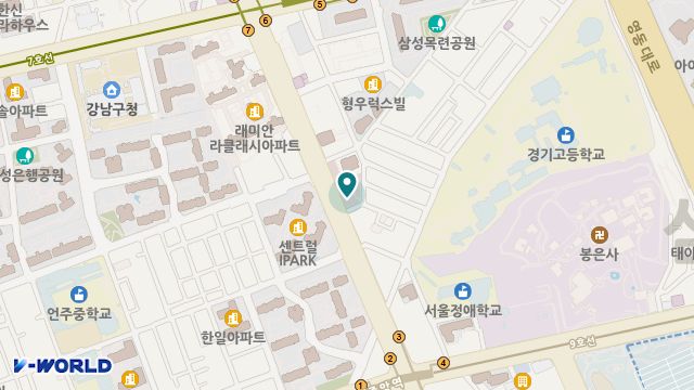 강남데이케어센터 위치 지도