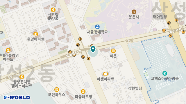 삼성 재가복지센터 위치 지도