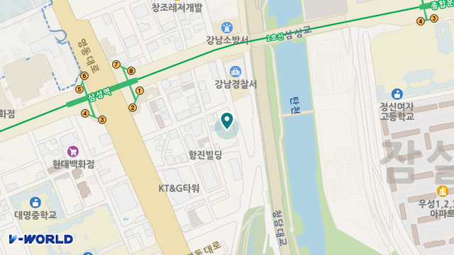 아리아케어방문요양강남대치센터 위치 지도
