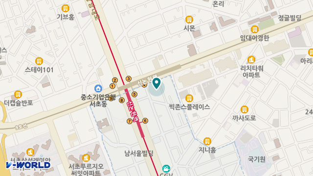 효사랑 돌봄 재가방문센터 위치 지도