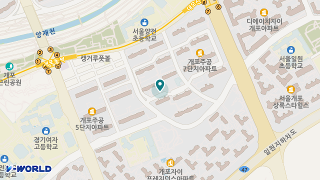 강남드림재가센터 위치 지도