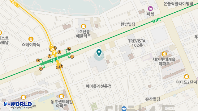브라보시니어케어 통합센터 위치 지도