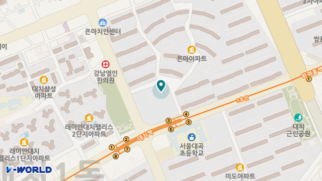 강남사랑재가복지센터 위치 지도