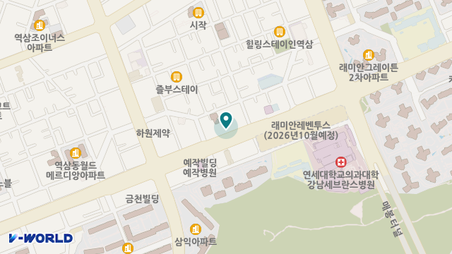 브라보 데이케어 강남라운지 위치 지도