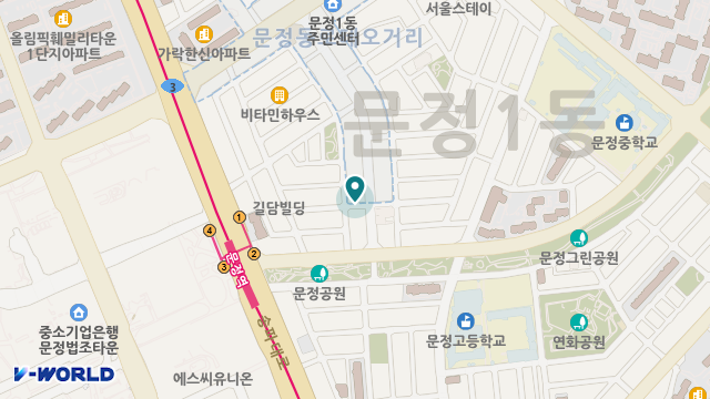 문정데이케어센터 위치 지도
