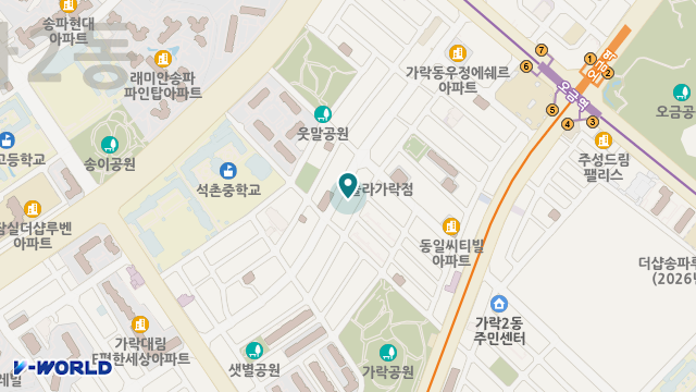 잠실데이케어센터 위치 지도