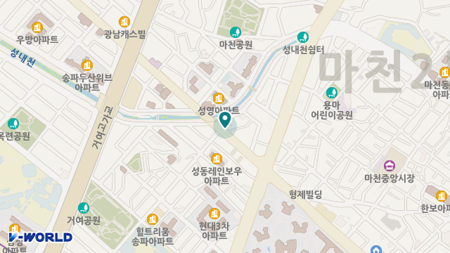 마천데이케어센터 위치 지도