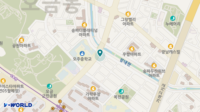 행복케어 위치 지도