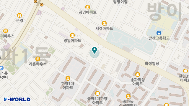 송파아셀재활주간보호센터 위치 지도