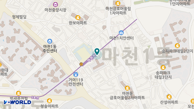 극진복지센터 위치 지도
