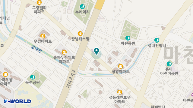 아라사회복지센터 위치 지도