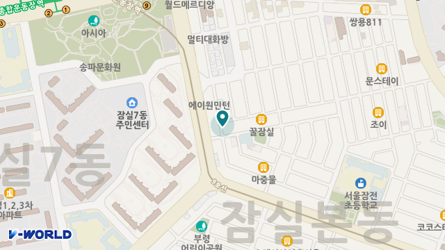 가족사랑방문요양잠실센터 위치 지도