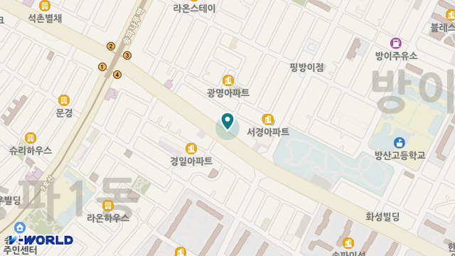 새빛요양간호재가복지센터 위치 지도