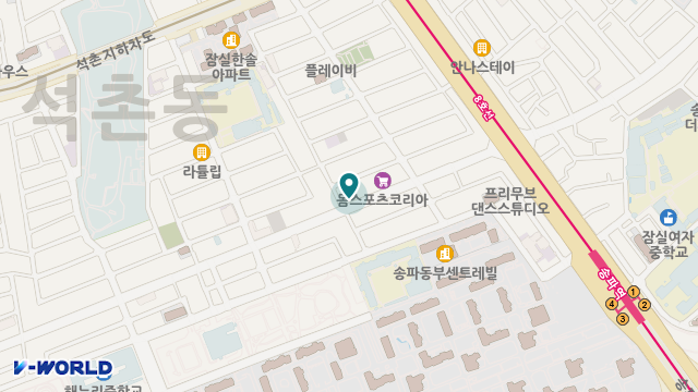 브라보 시니어케어 광역센터 위치 지도