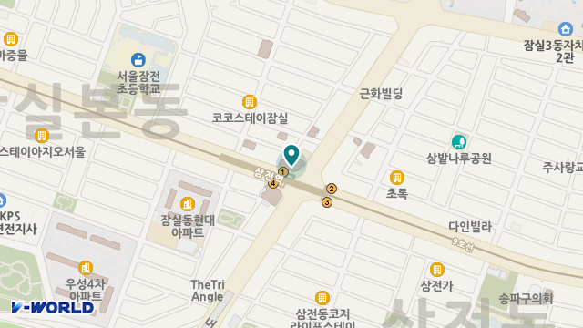 잠실힐링데이케어 위치 지도