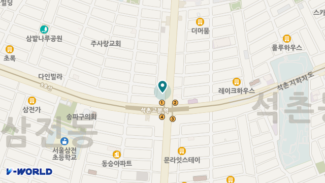 송파방문요양센터 위치 지도