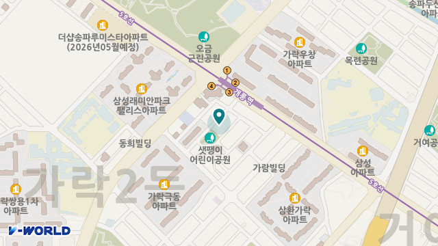 배나섬재가복지센터 위치 지도
